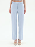 Pantalone a gamba dritta cielo azzurro