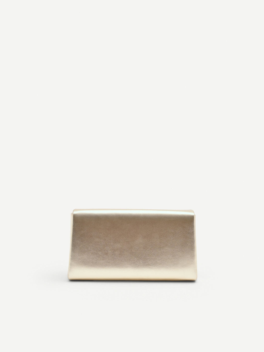 Borsa pochette bicolore platino