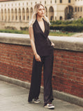 Gilet doppiopetto moro marrone