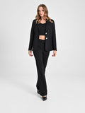 Pantaloni Mid Flared in Tessuto Tecnico