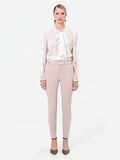 Pantalone skinny tortora beige