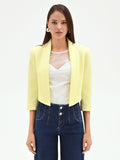 Giacca bolero giallo chiaro