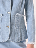 Giacca in Denim Chiaro