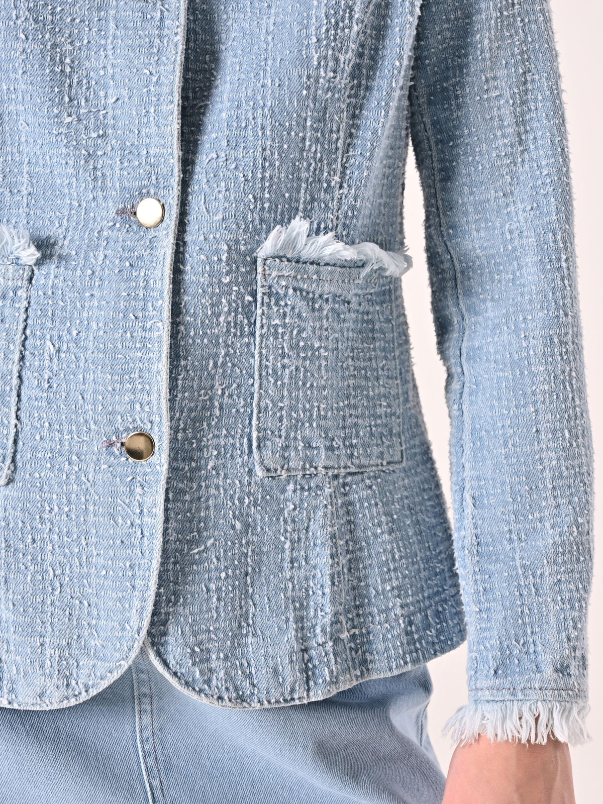 Giacca in Denim Chiaro