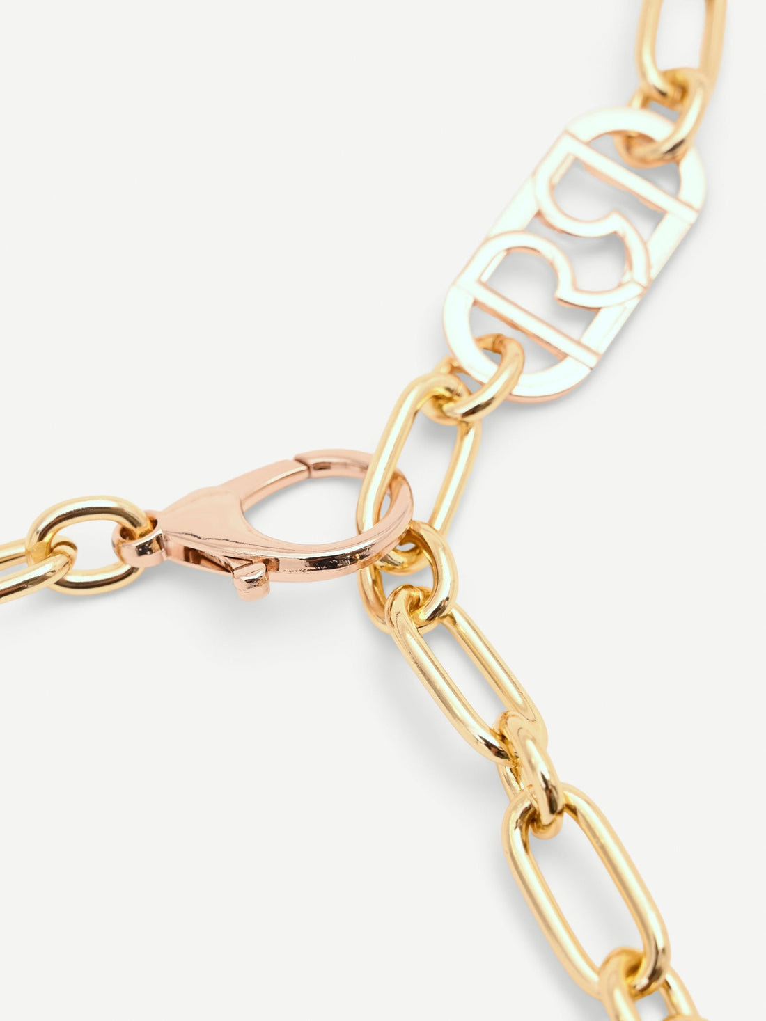 Cintura a catena oro con logo