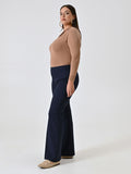 Pantalone Curvy a Zampa Blu