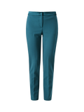 Pantaloni Verde Reale con Inserti in Raso