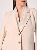Giacca Curvy Beige Chiaro