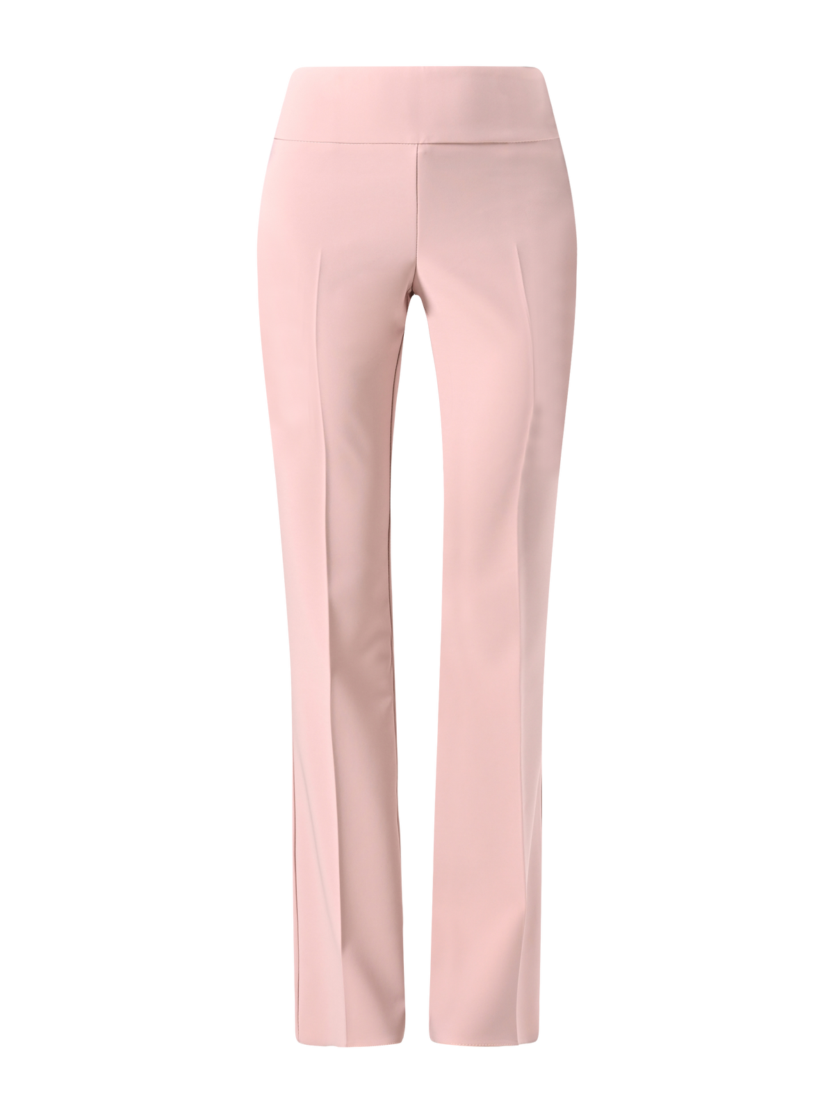 Pantaloni in Tessuto Tecnico Rosa Chiaro con Fascione in Vita