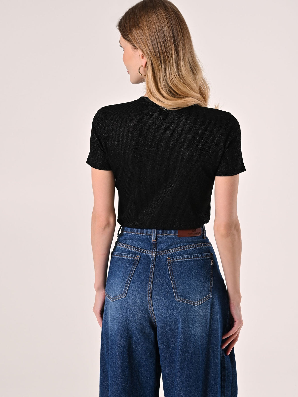 T-Shirt Lurex Nero