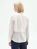 Camicia tre-in-uno bianca in cotone