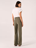 Pantaloni Verde Militare in Poliviscosa