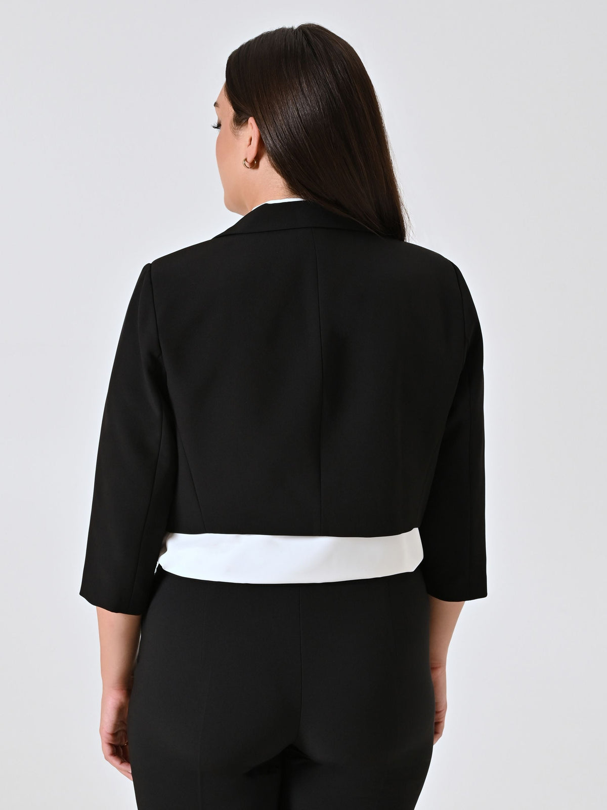 Giacca Corta Curvy Nera