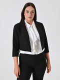 Giacca Corta Curvy Nera