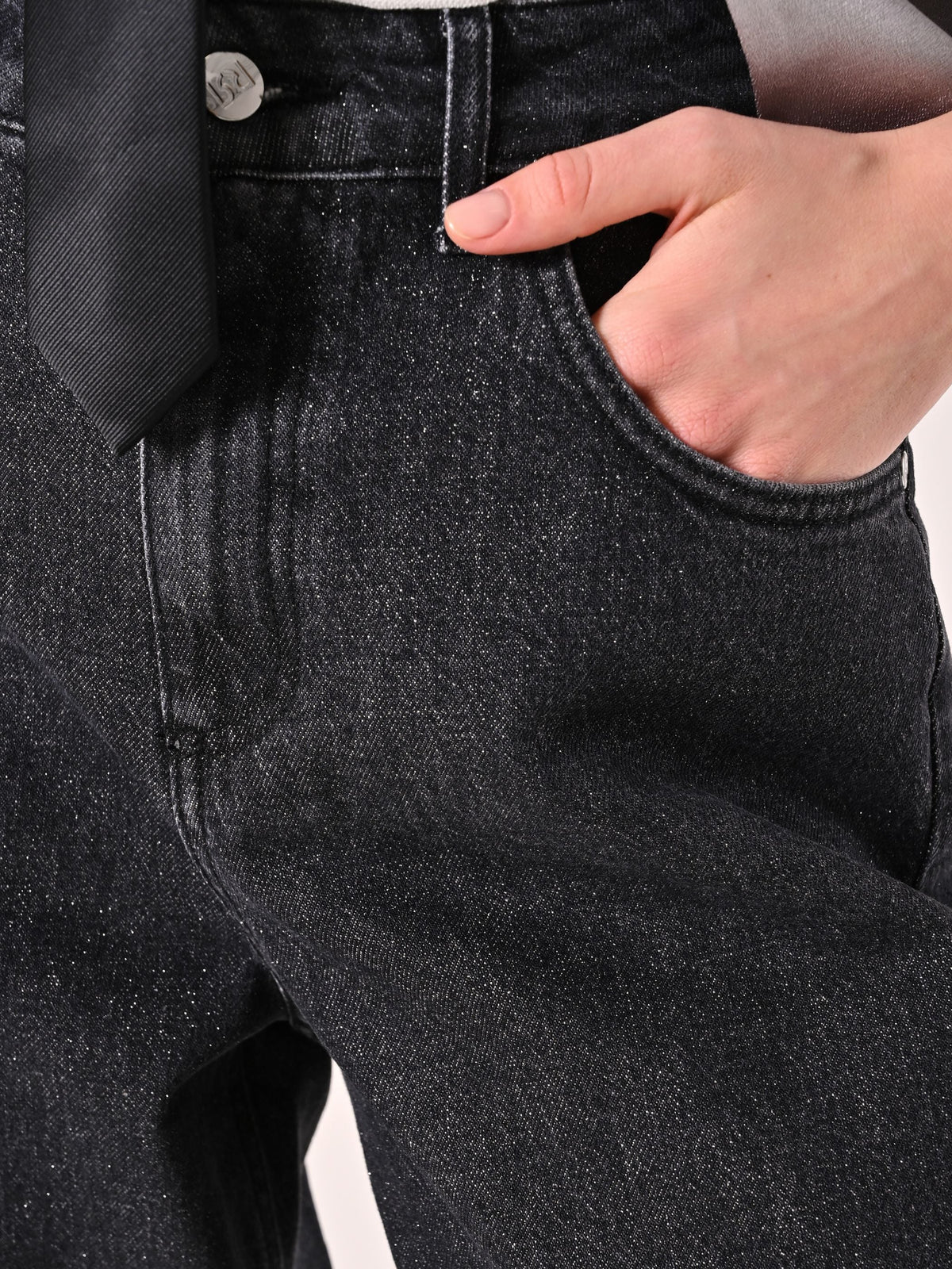 Jeans Glitter Grigi