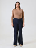 Pantalone Curvy a Zampa Blu
