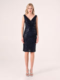 Tubino Paillettes Blu
