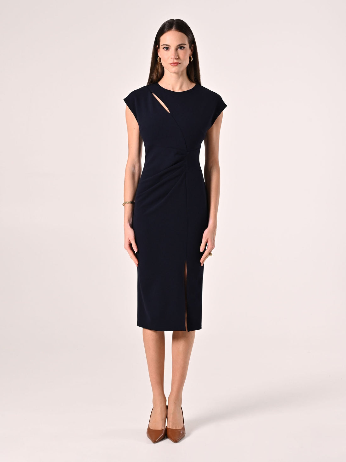 Tubino dettaglio Cut Out Blu