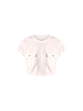 T-Shirt Bianca Utility Pockets