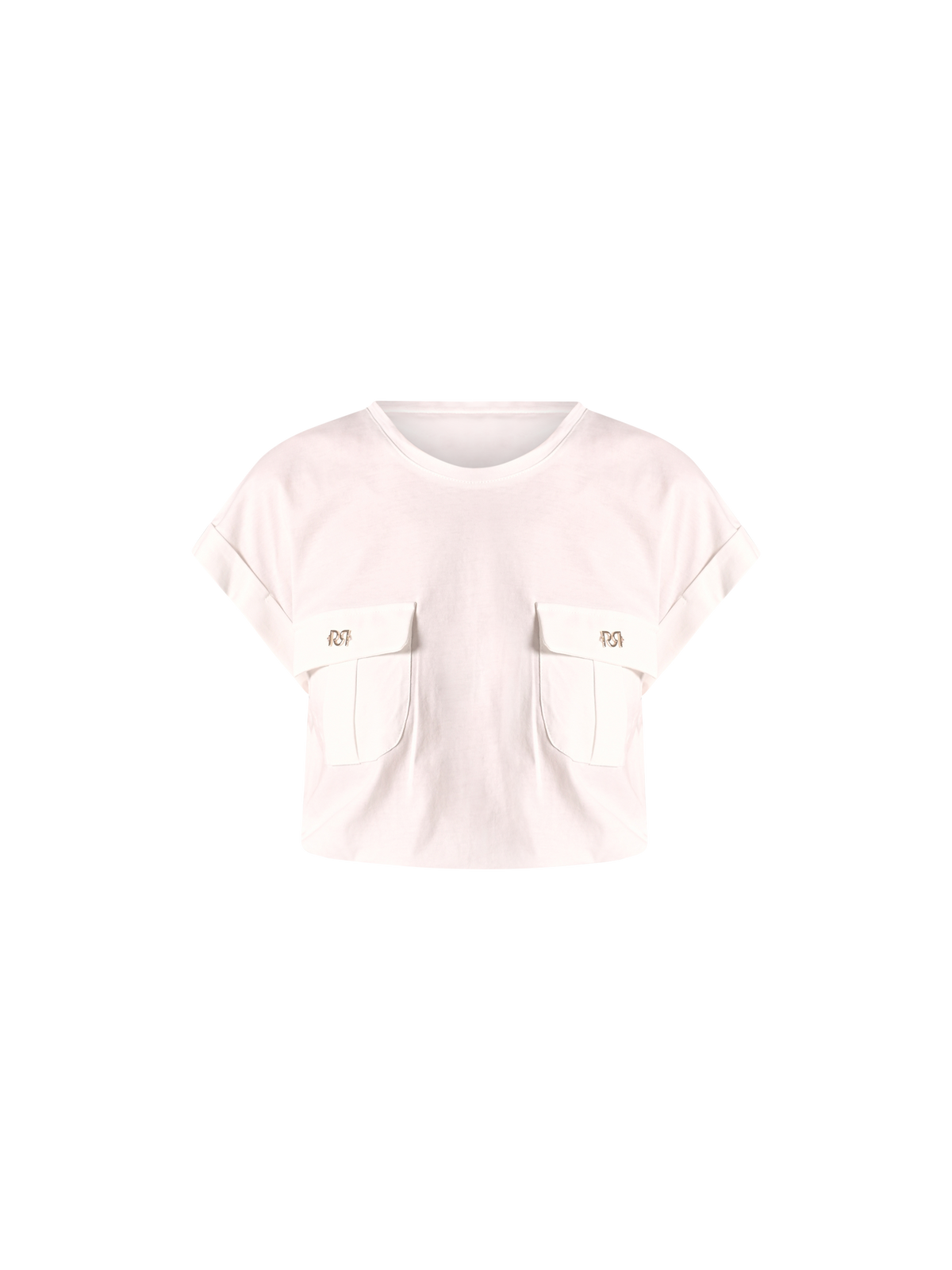 T-Shirt Bianca Utility Pockets