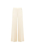 Pantaloni Bianchi in Raso di Viscosa