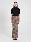 Pantalone Flared Animalier
