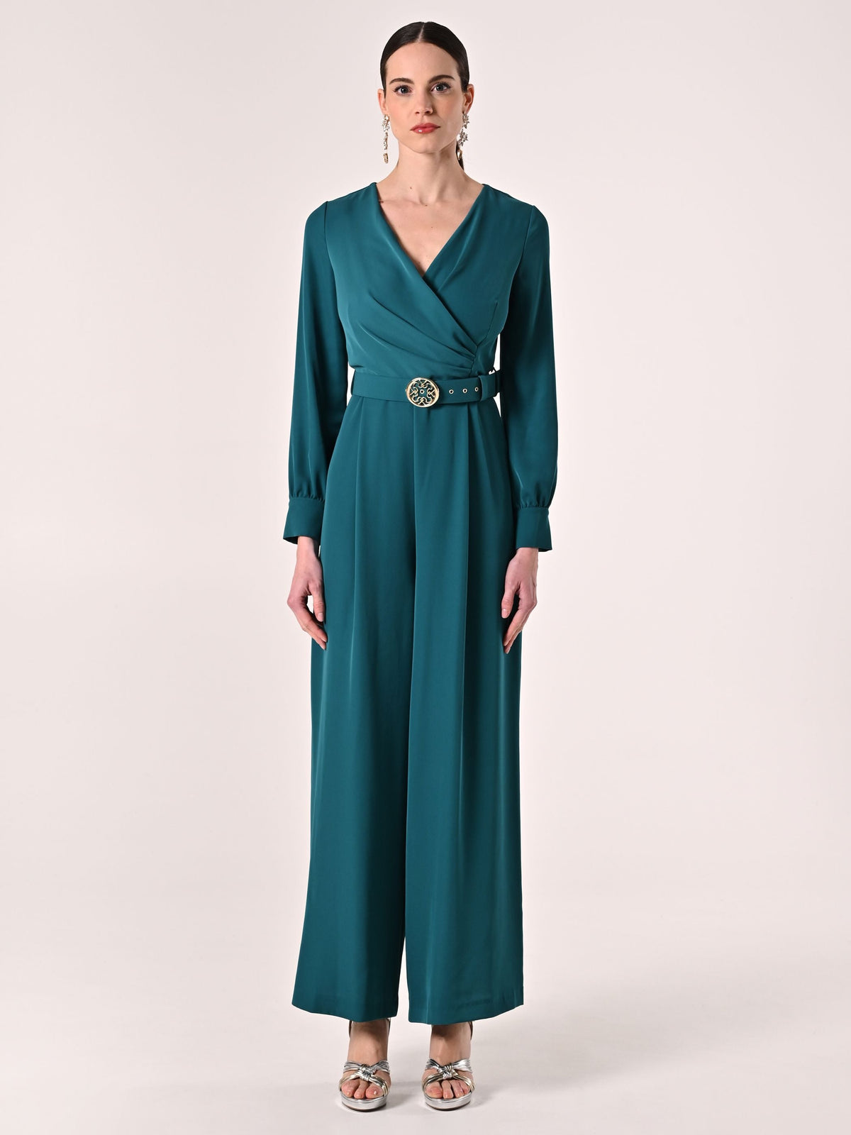 Tuta cinta Monogram Verde Reale