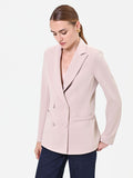 Giacca doppiopetto tortora beige