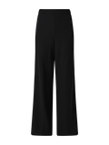 Pantaloni Ampi in Cadi Nero