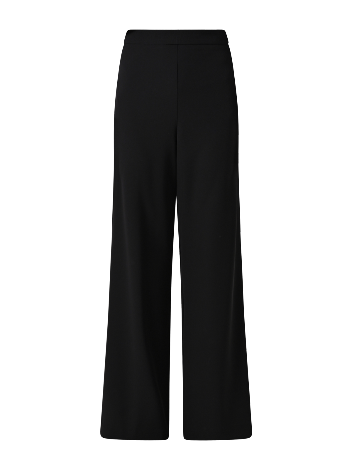 Pantaloni Ampi in Cadi Nero