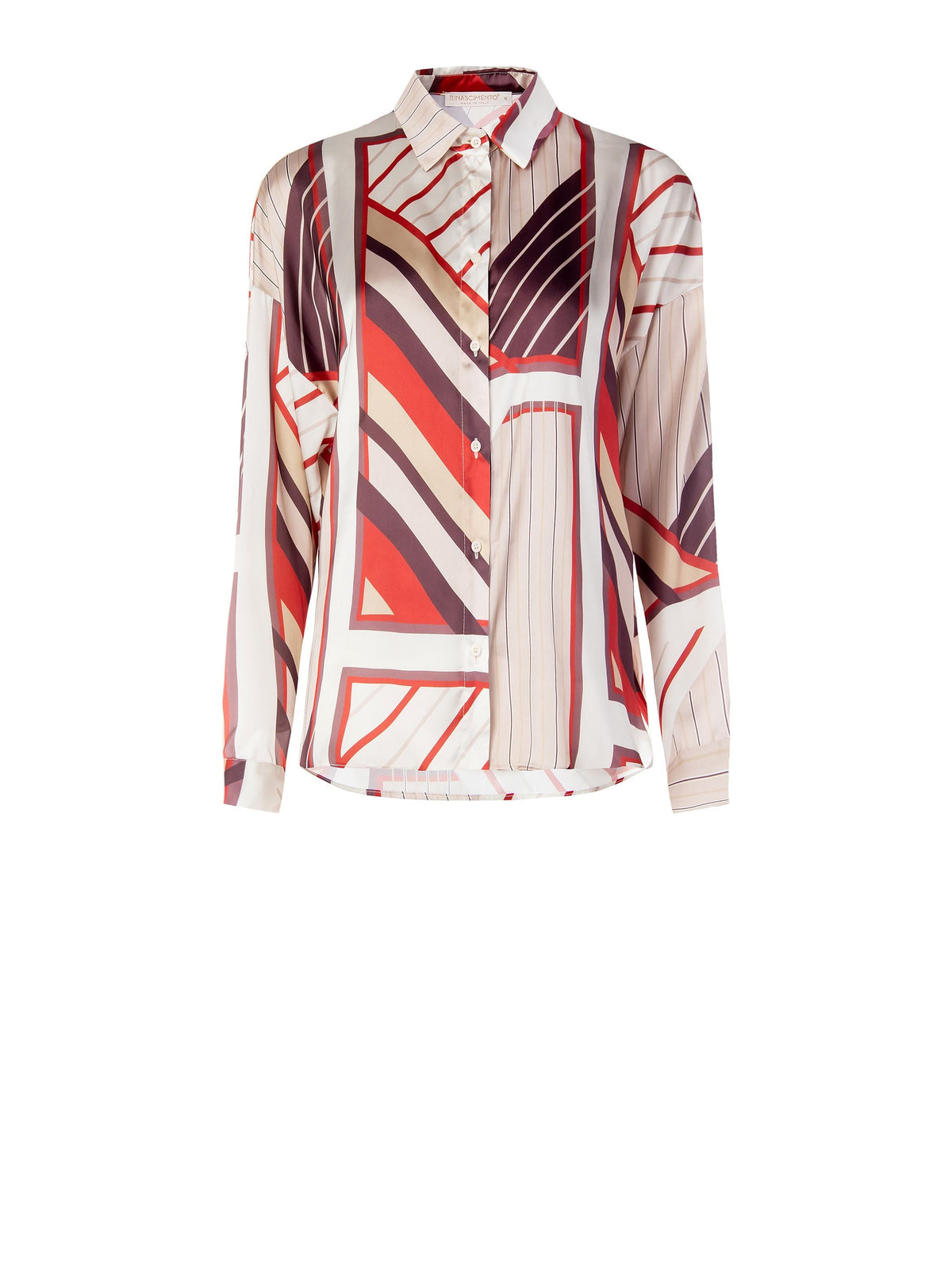 Camicia stampa Geometrica variante Ruggine