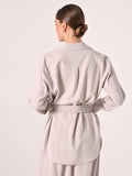 Giacca Utility color Grigio Perla