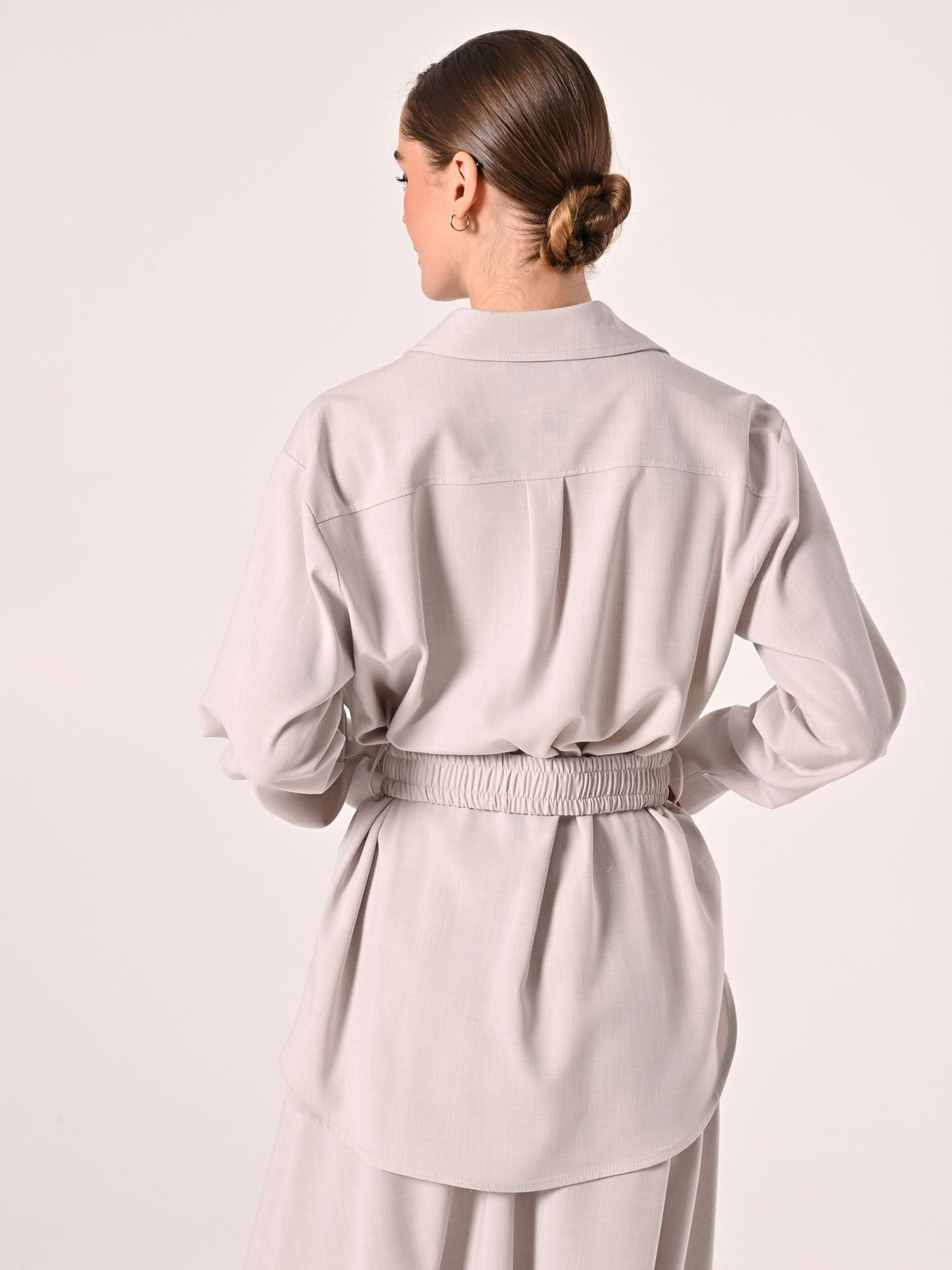 Giacca Utility color Grigio Perla