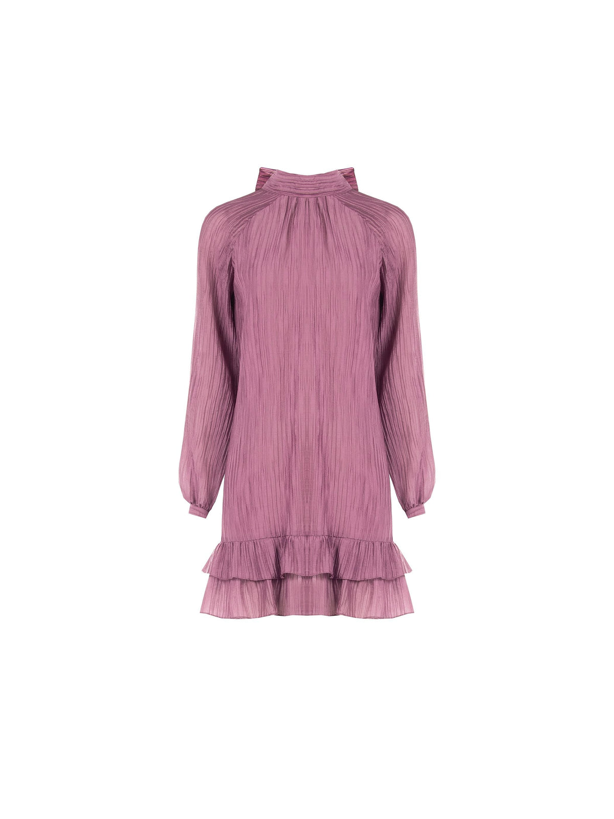 Abito Rosa Antico effetto Goffrato