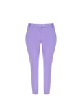 Pantaloni Curvy Lilla in Tessuto Tecnico
