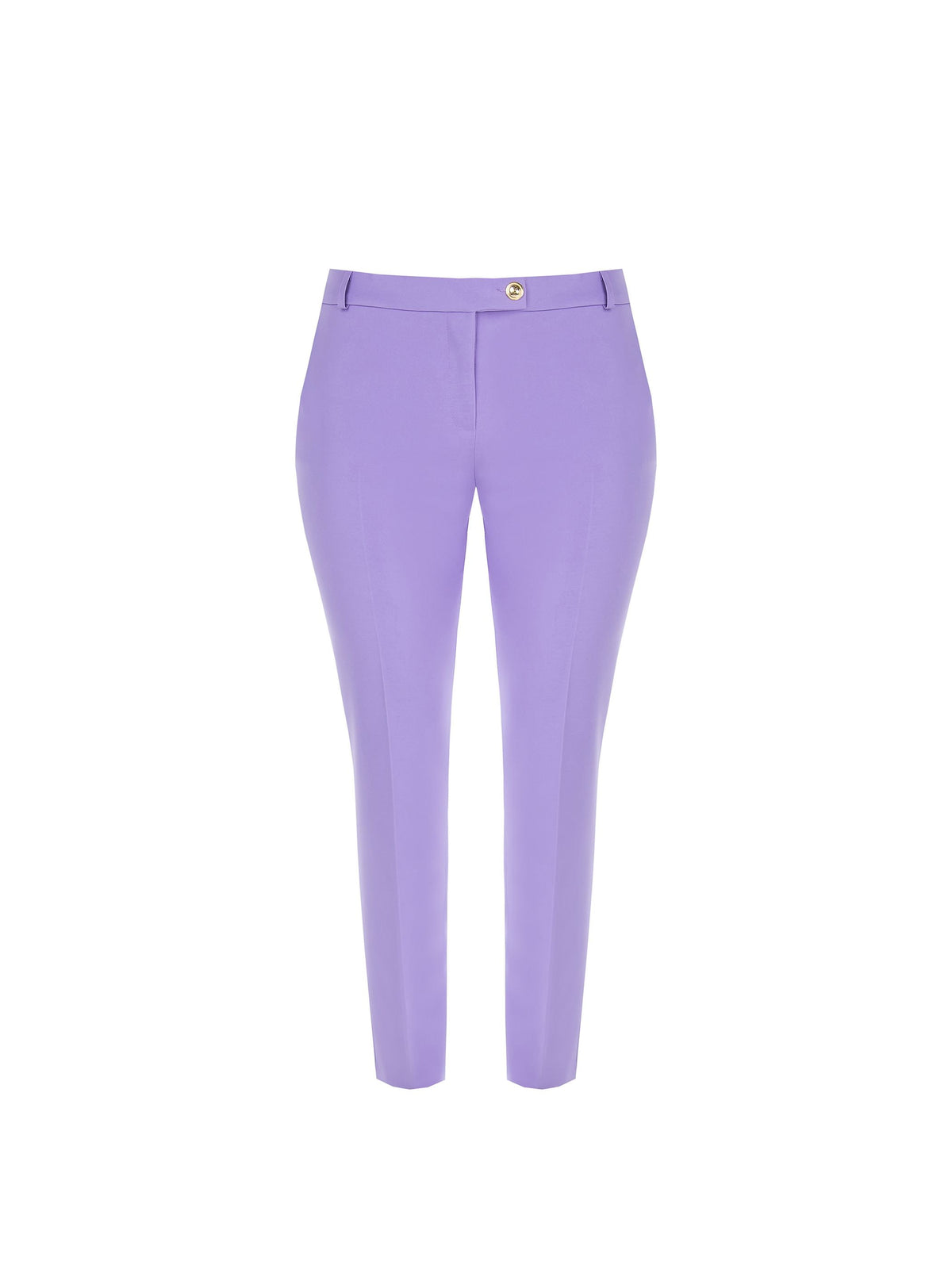 Pantaloni Curvy Lilla in Tessuto Tecnico