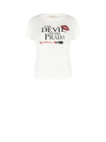 T-shirt in cotone 'The Devil Wears Prada' stampa rossetto
