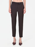 Pantalone marrone moro con piega stirata