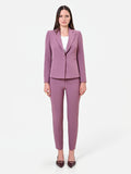 Giacca blazer monopetto rosa antico