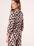 Blusa  stampa Fiori Rosa & Cioccolato