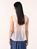 Blusa con Rouche Bianca