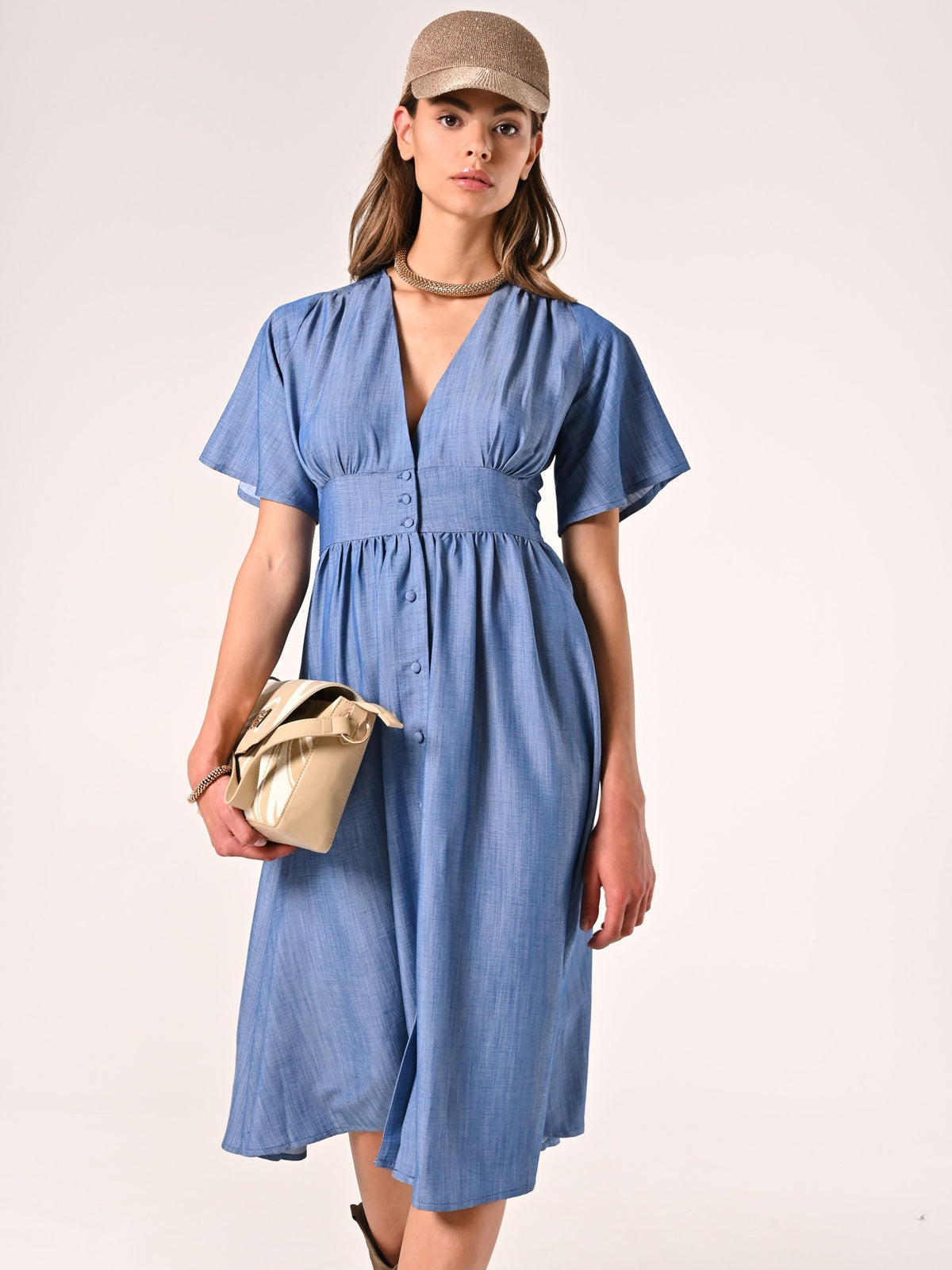 Chemisier in Chambray