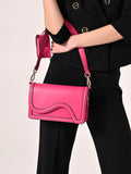 Borsa in Simil Pelle Fuxia
