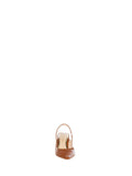 Slingback Similpelle Marrone