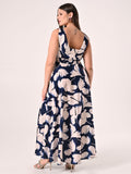 Abito Curvy Lungo Floreale