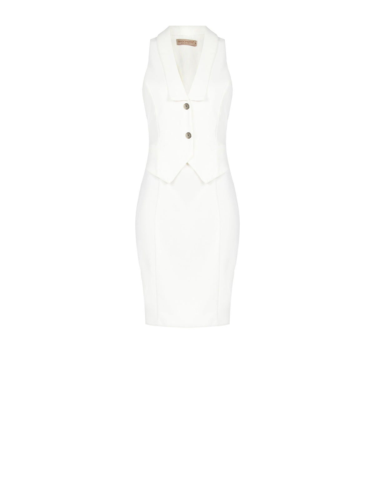 Tubino Bianco Gilet