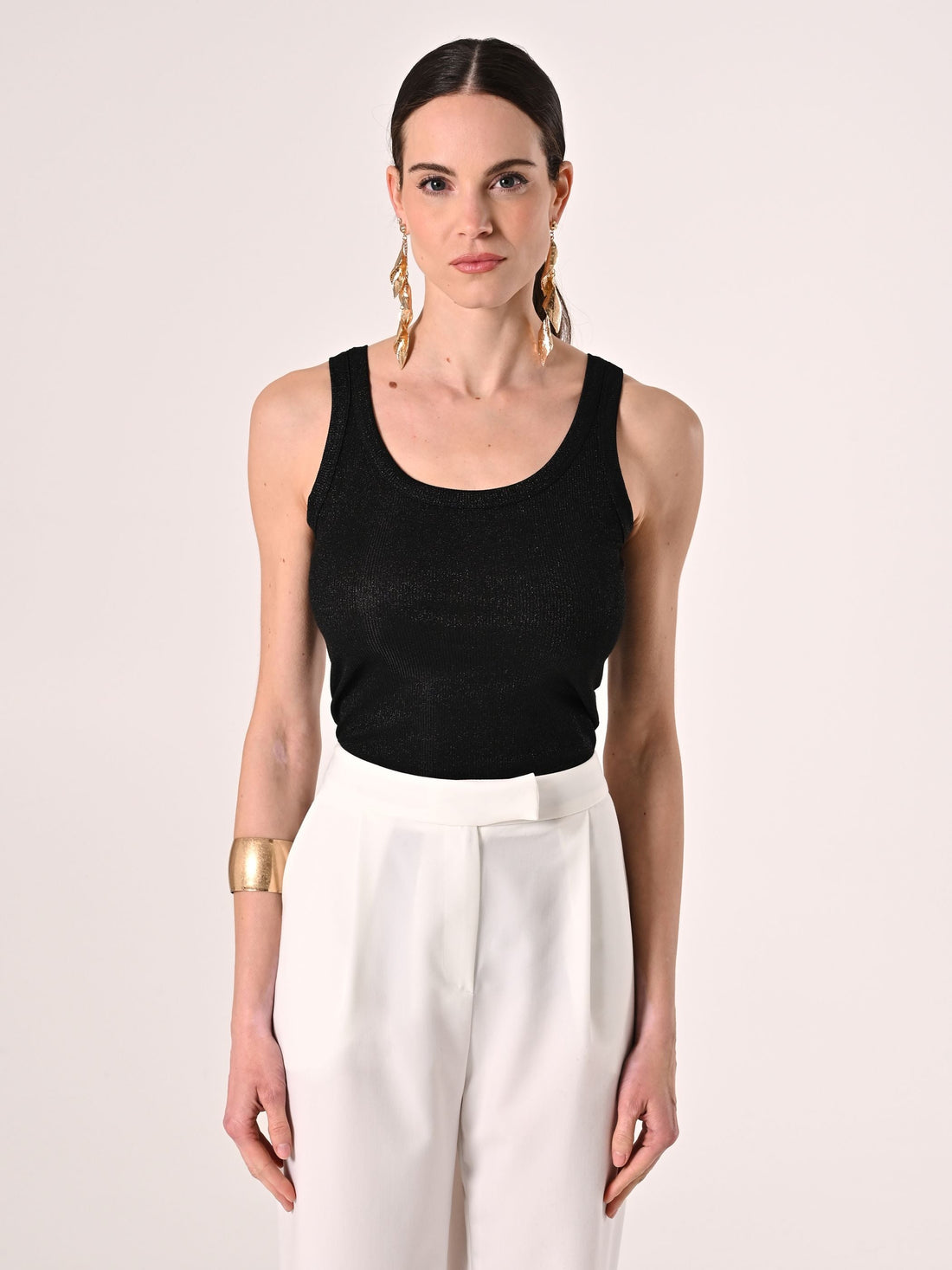 Top Lurex Nero