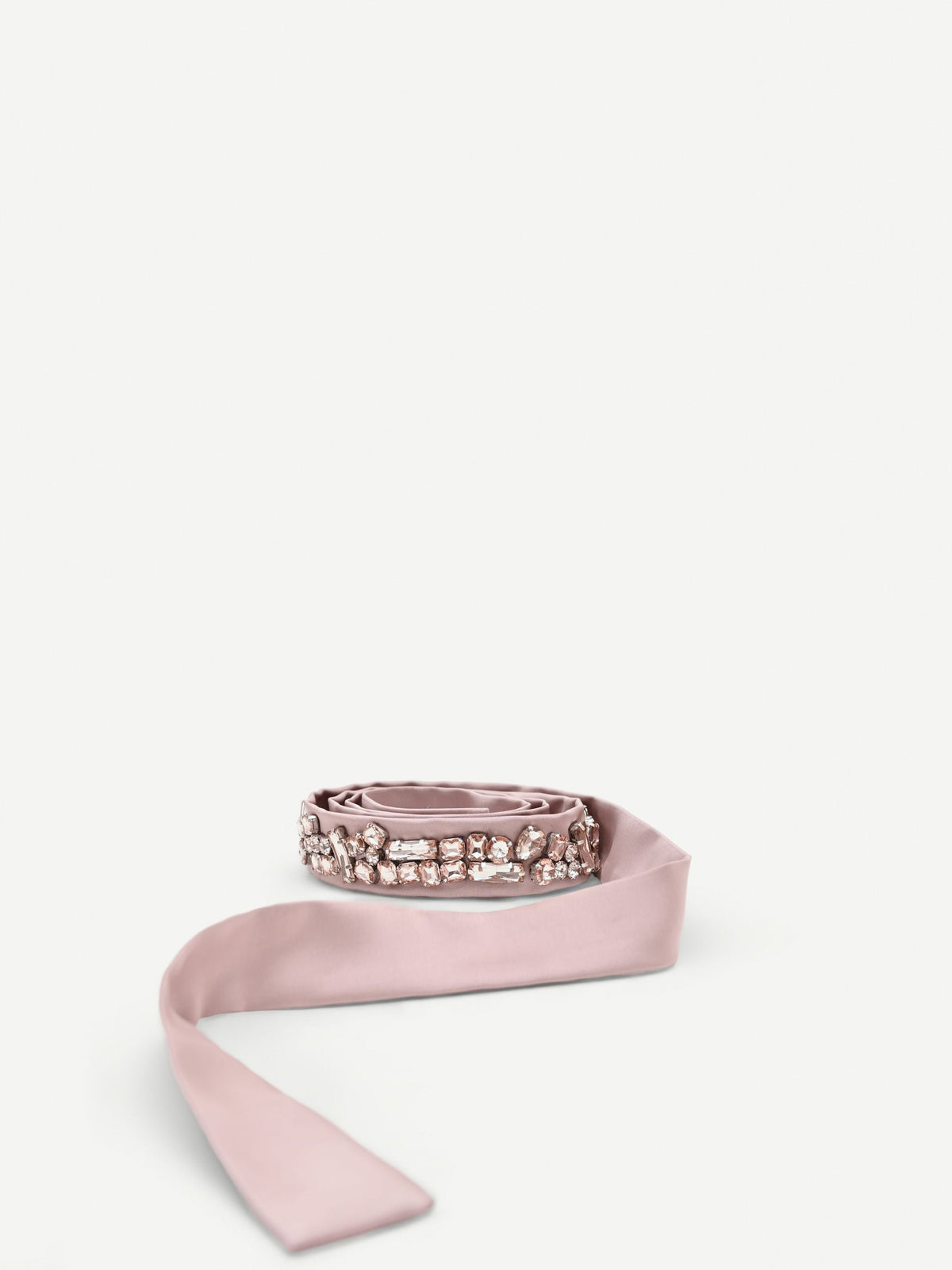 Cintura atelier rosa blush con pietre