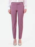 Pantalone rosa antico a sigaretta