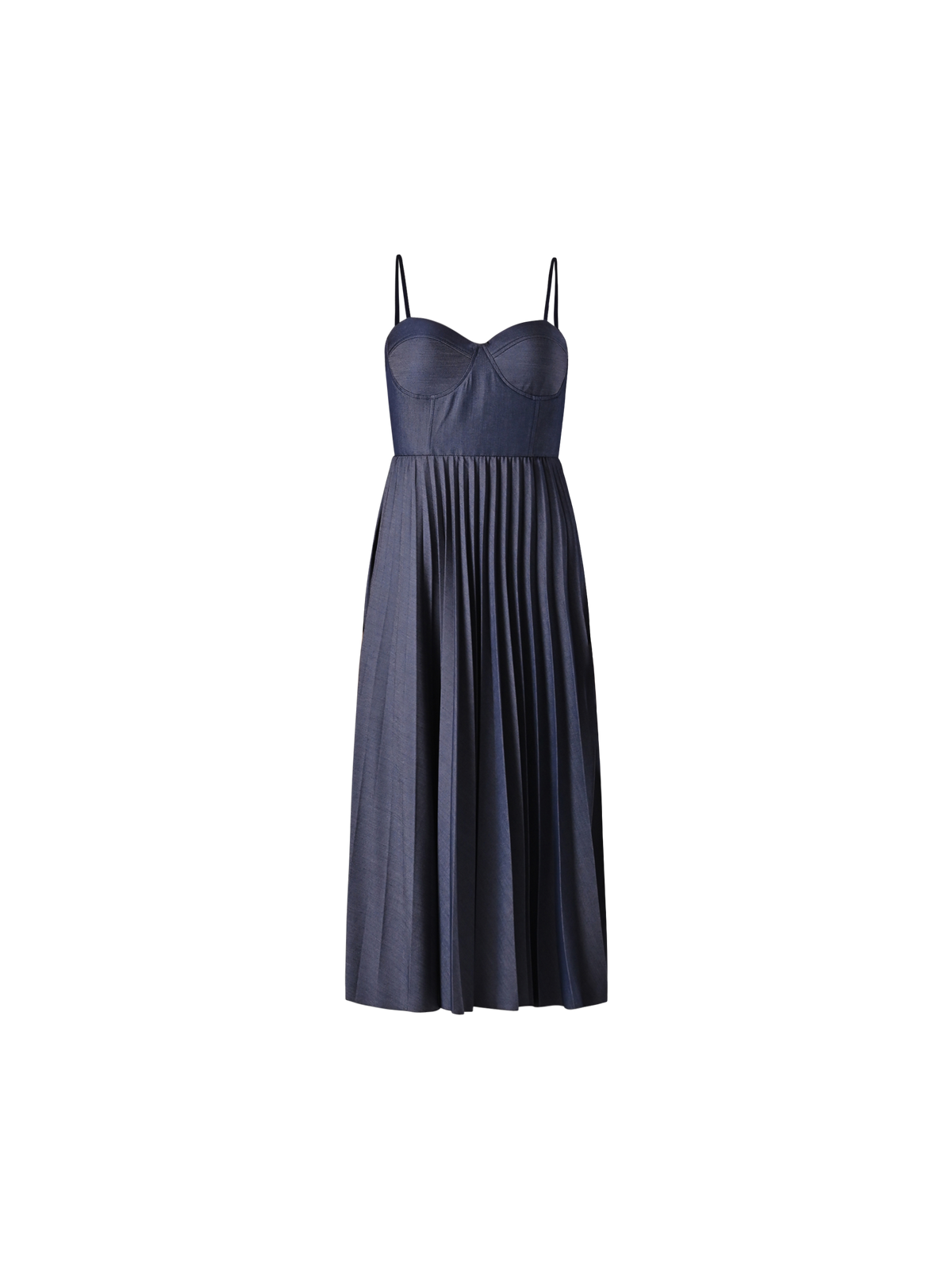 Abito Bustier Blu